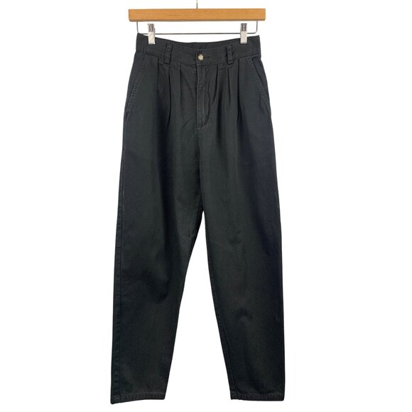 Vintage Partners Mervyns Black Pleated Pants - Picture 1 of 6